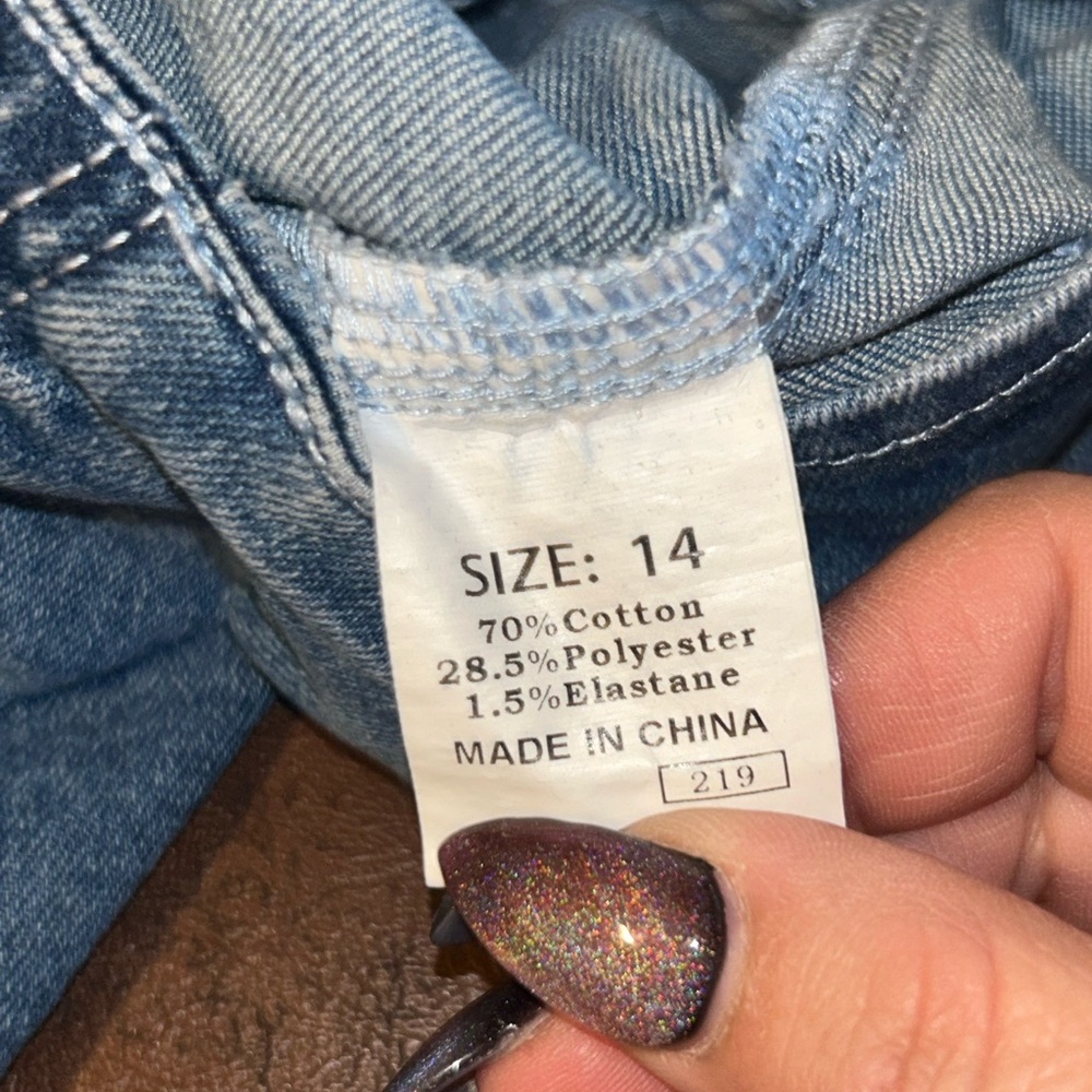 Classic Blue Wide-Leg Jeans - Picture 4 of 4